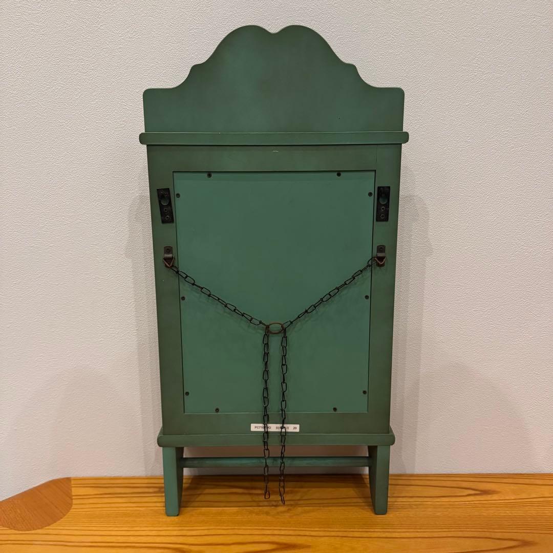 【カリモク】ウォールミラー & マガジンラック 2点セット