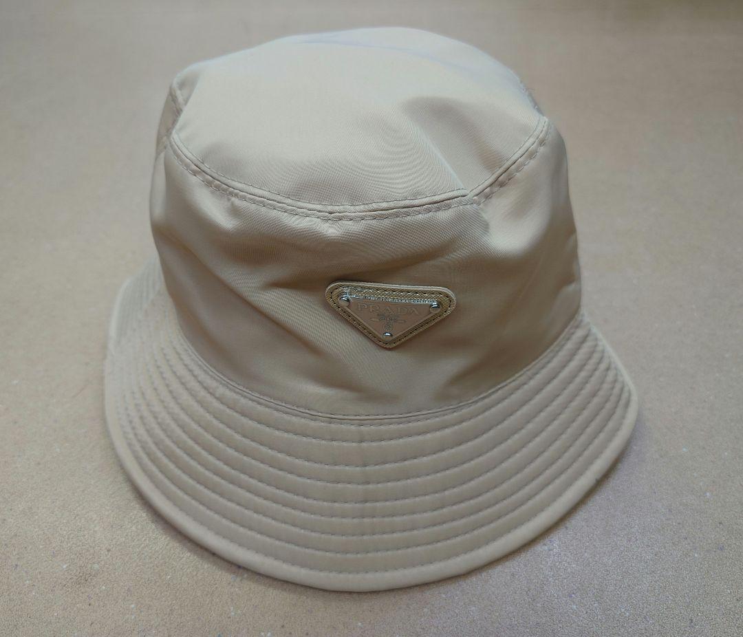 PRADA プラダ バケットハット ベージュ