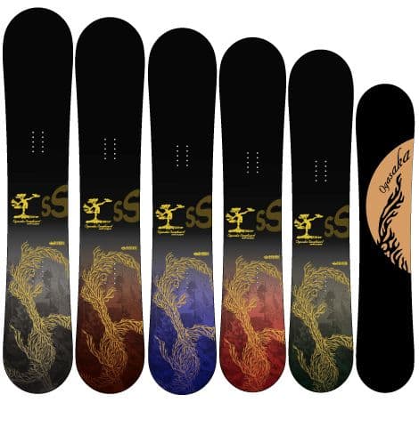 ogasaka SS157＋FLOW FIVEスノーボードビンディングセット