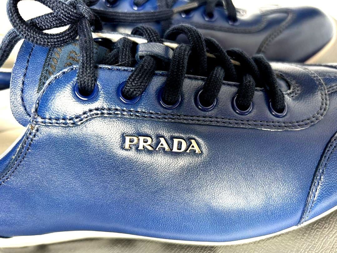 ★新品未使用★　プラダ　シープスキン　レディース 　スニーカー　37サイズ