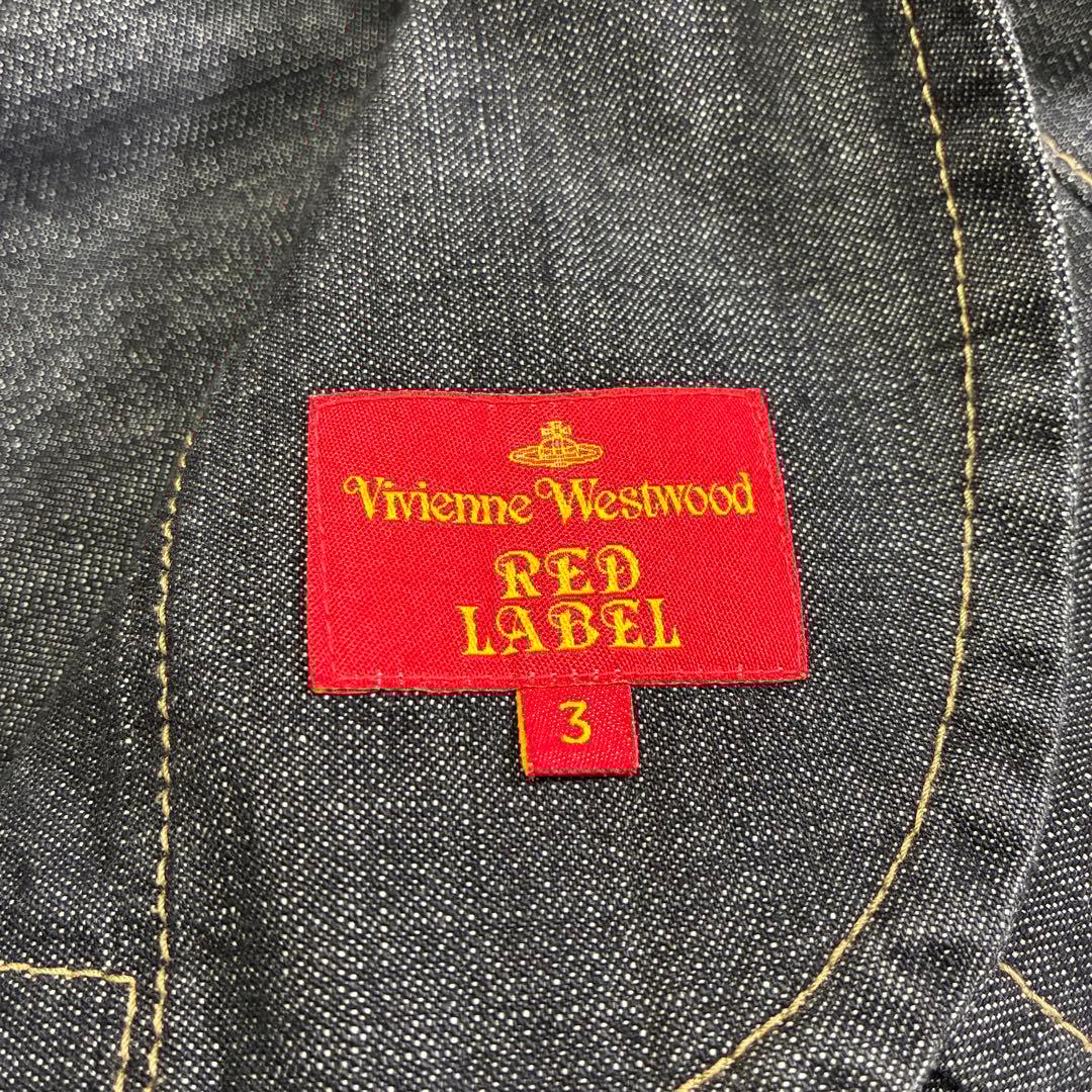 【美品】ヴィヴィアンウエストウッド レッドレーベル デニムジャケット サイズ3