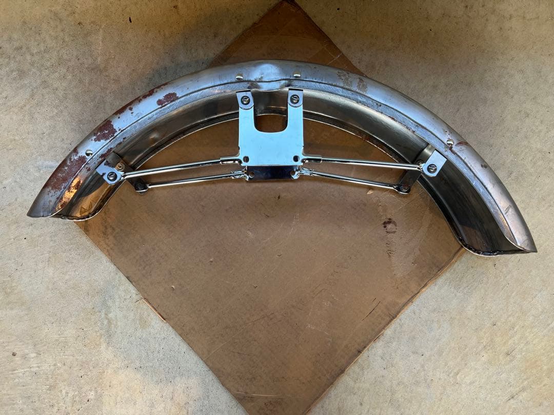 【火気厳禁】ショベル　フロントフェンダー　FX XL アイアン　未塗装