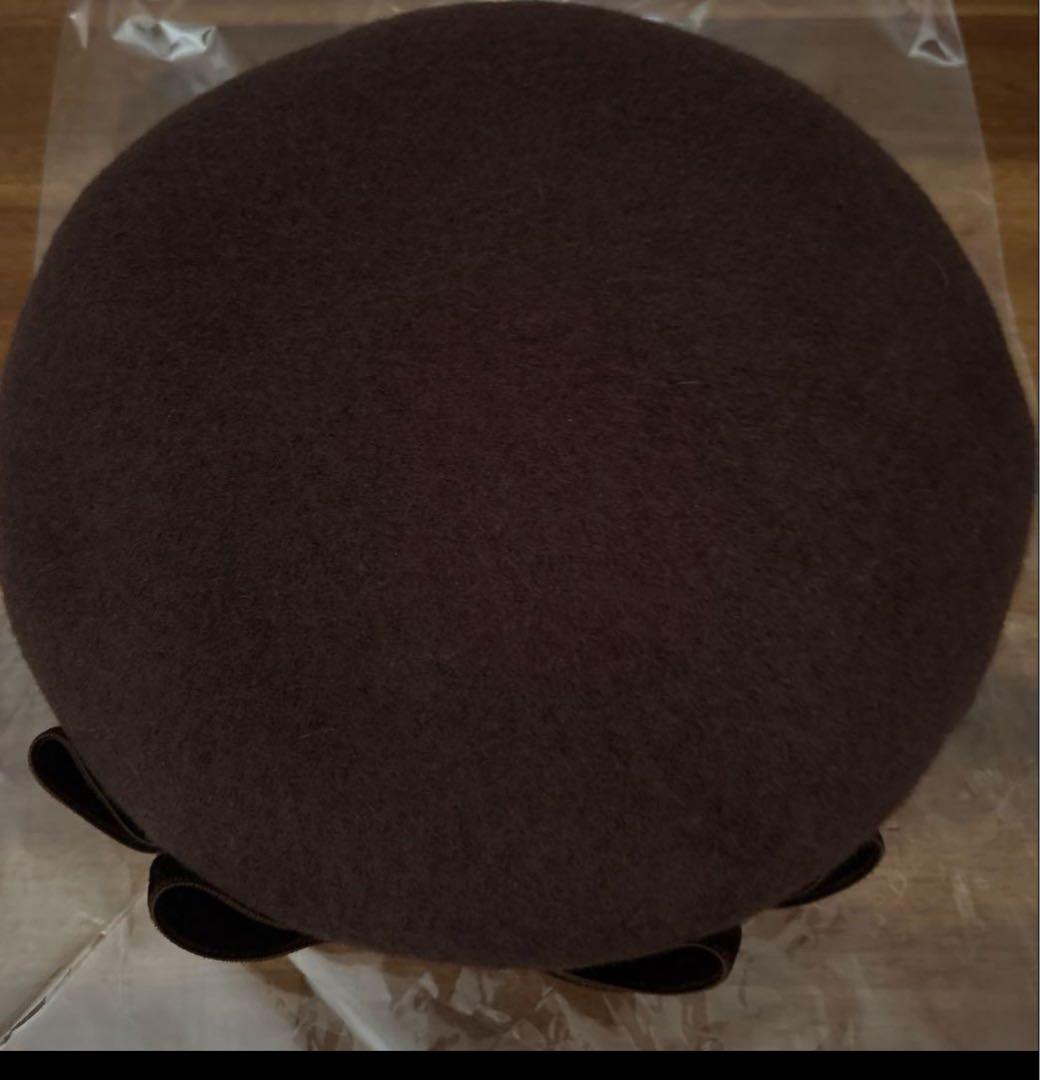 青木美沙子ピンクハウスコラボオリジナルロゴリボンベレー帽