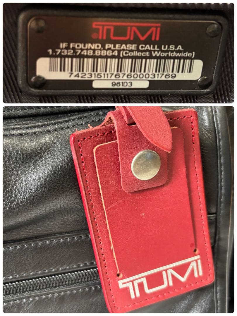 【希少】トゥミ ボストンバッグ ゴルフバッグ 2way 本革 レザー ブラック