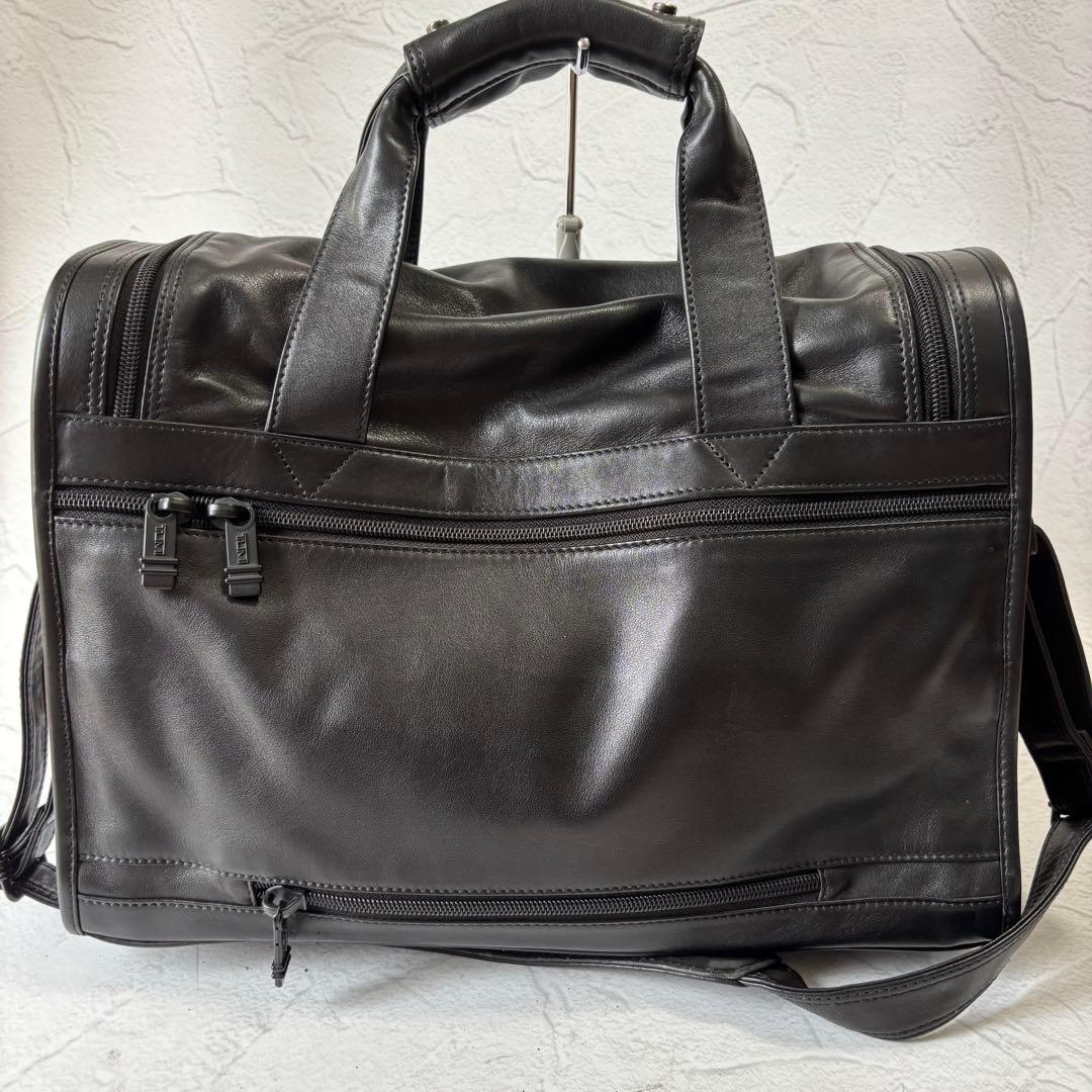 【希少】トゥミ ボストンバッグ ゴルフバッグ 2way 本革 レザー ブラック