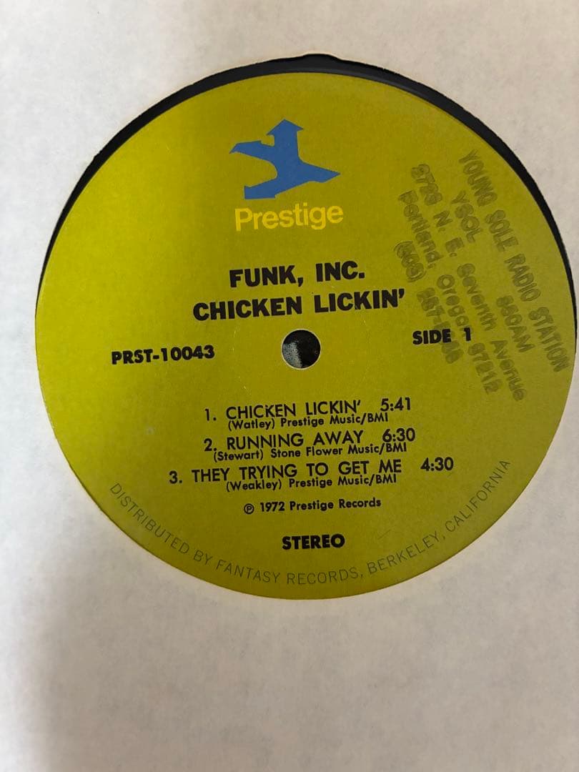 【LP】Funk Inc. / Chicken Lickin'