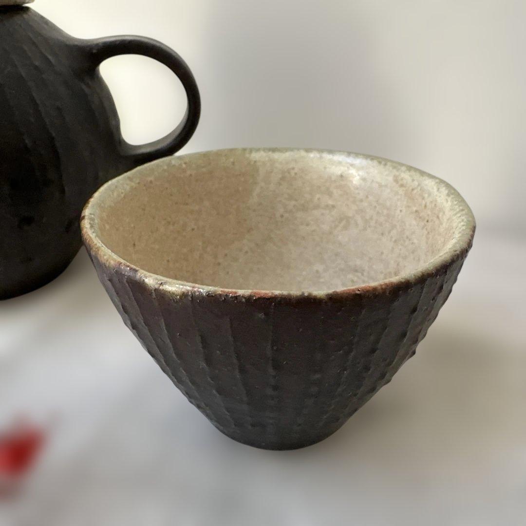 TATSUYA 大野素子 急須 ポットと湯のみの2点セット