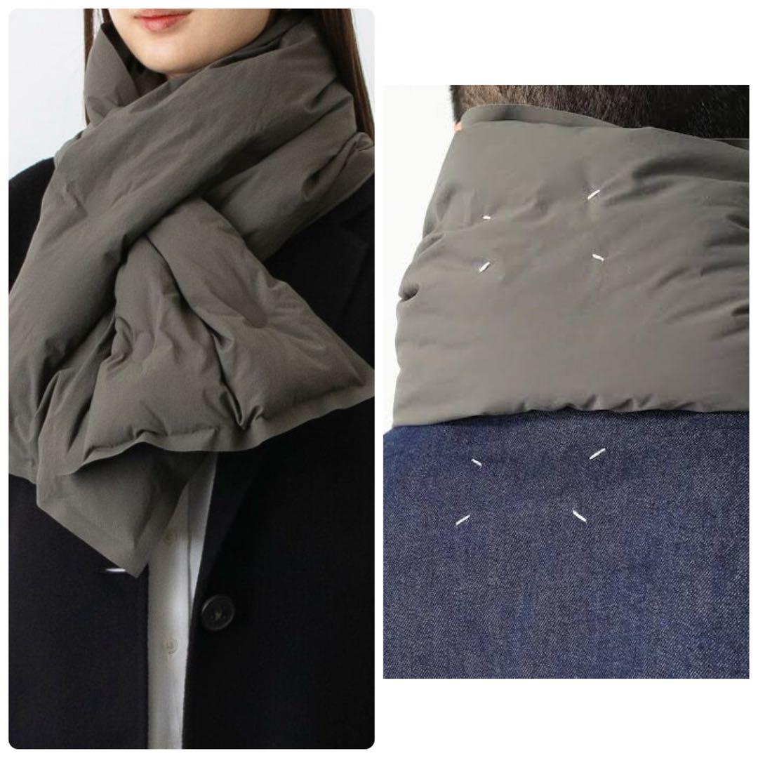 MAISON MARGIELA マフラー パテッド ナイロン 4ステッチ