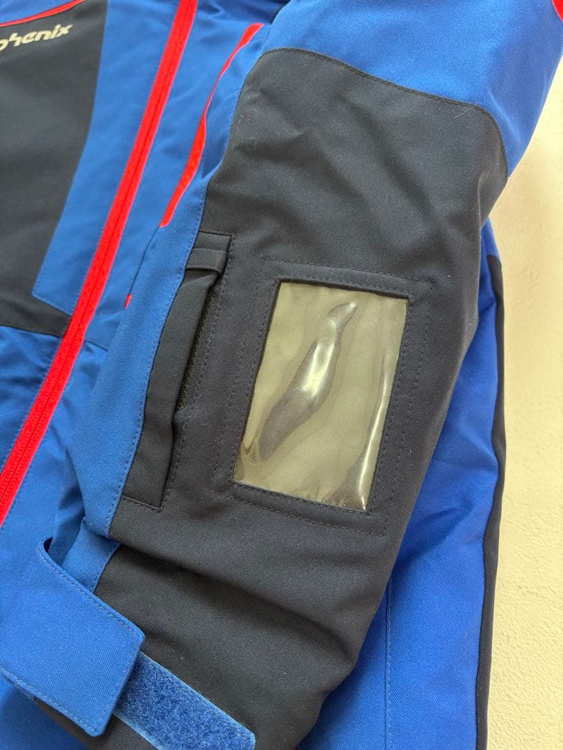 【美品】phenix フェニックス スキーウェア 上下セット 140 調節機能付