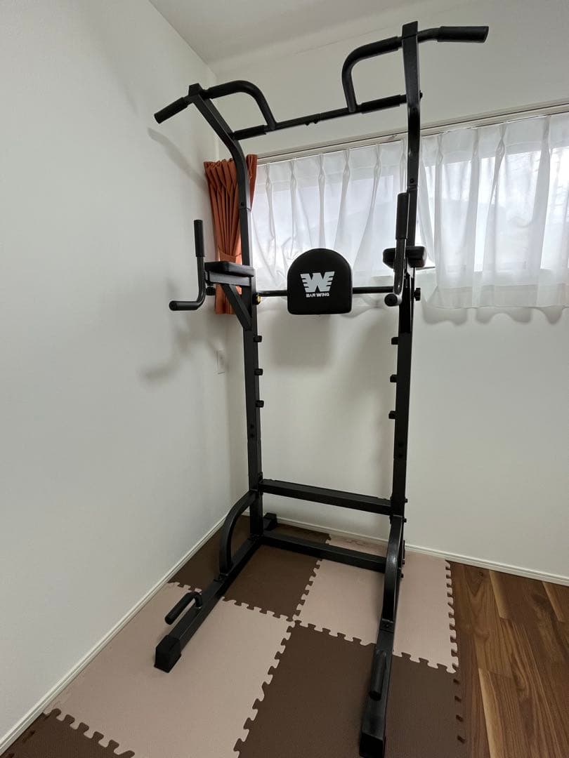 ぶら下がり健康器 BARWING 高さ調整3Dパット 懸垂　チンニングマシン
