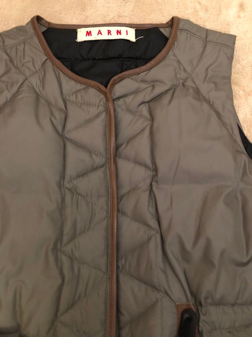 オシャレ　MARNI ベストジレダウンコート