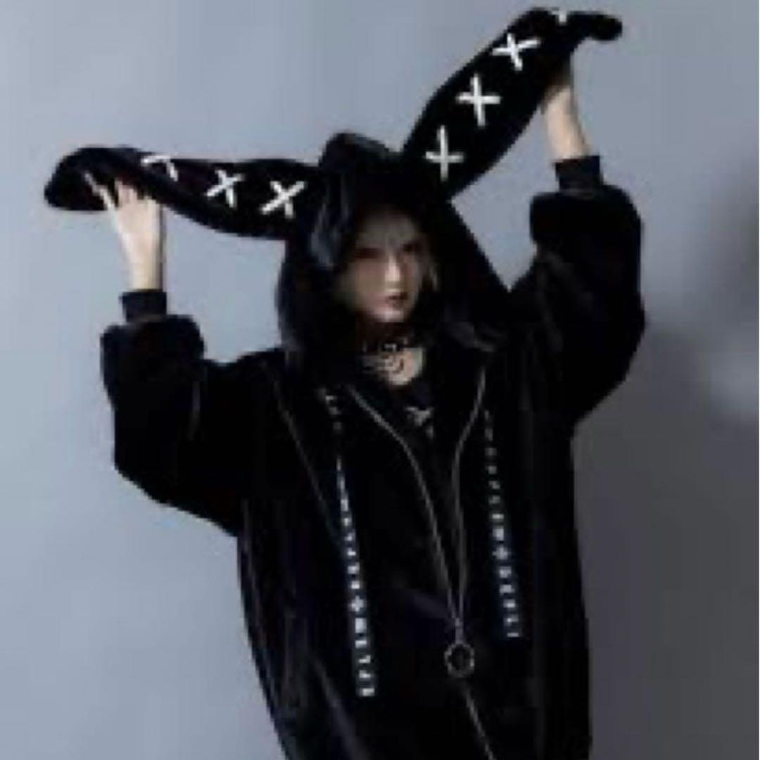 完売品♡レフレム うさ耳BIGファーパーカー/ファーブルゾン フーディー 23年