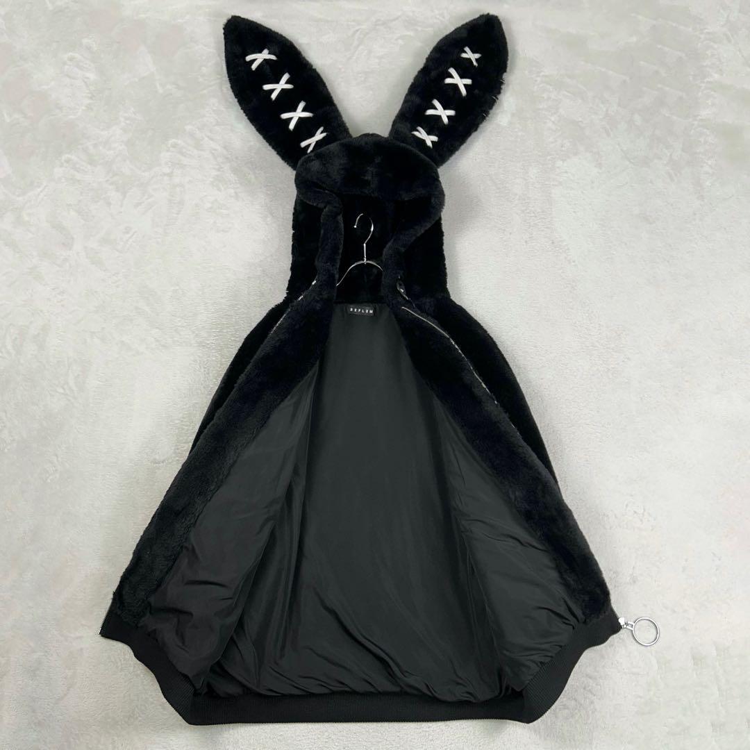 完売品♡レフレム うさ耳BIGファーパーカー/ファーブルゾン フーディー 23年
