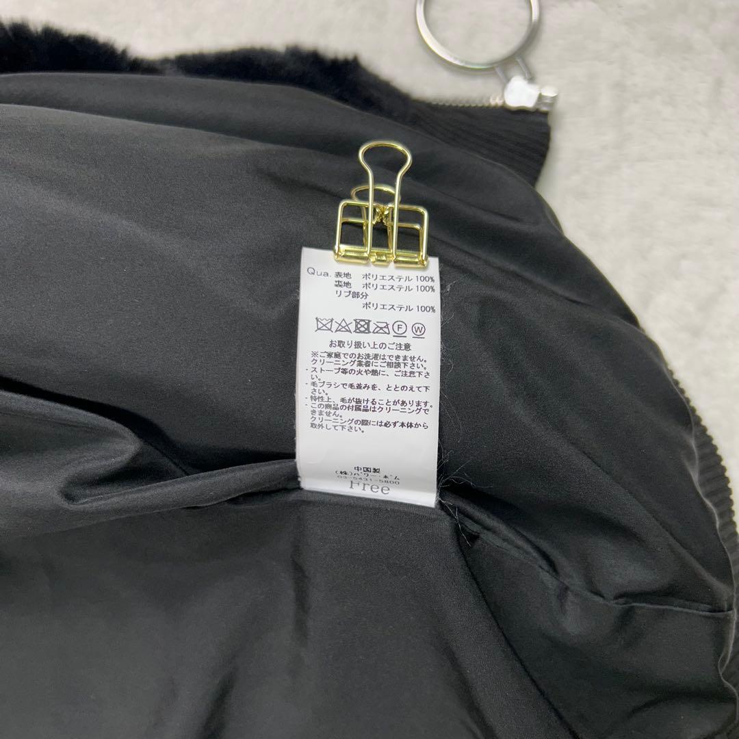 完売品♡レフレム うさ耳BIGファーパーカー/ファーブルゾン フーディー 23年