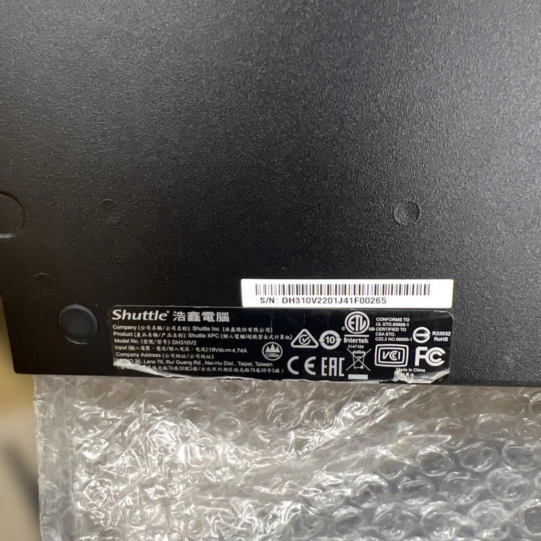 ミニPC 511120 Shuttle DH310
