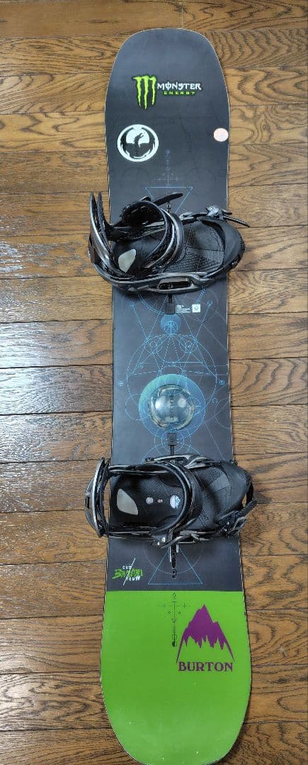 スノーボード Burton CUSTOM 154cm + BURTON GENESIS