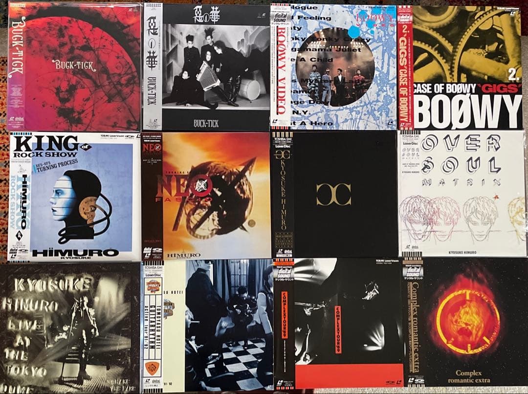 BOΦWY COMPLEX BUCK-TICK 氷室京介 布袋寅泰 LD 12枚