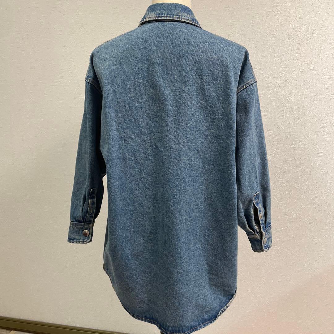 ま*子様 PRADA Oversized Organic Denim Shirt