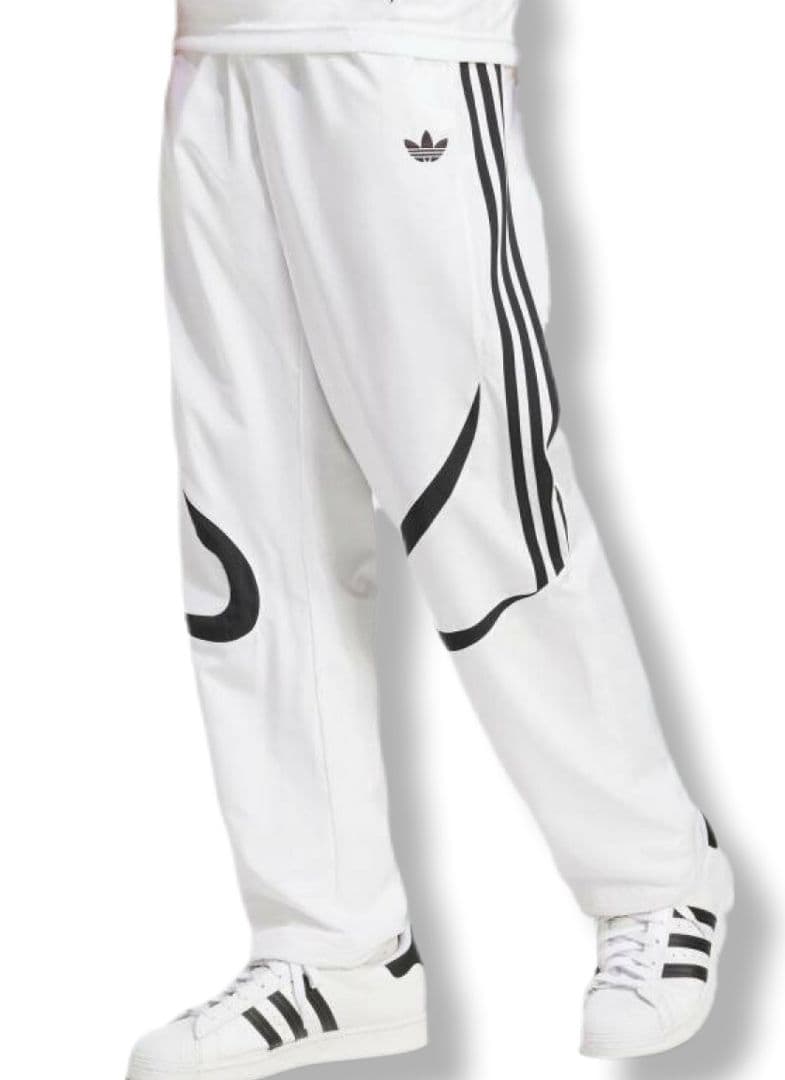 BIG 4XL adidas アディカラーチームガイスト トラックパンツ白