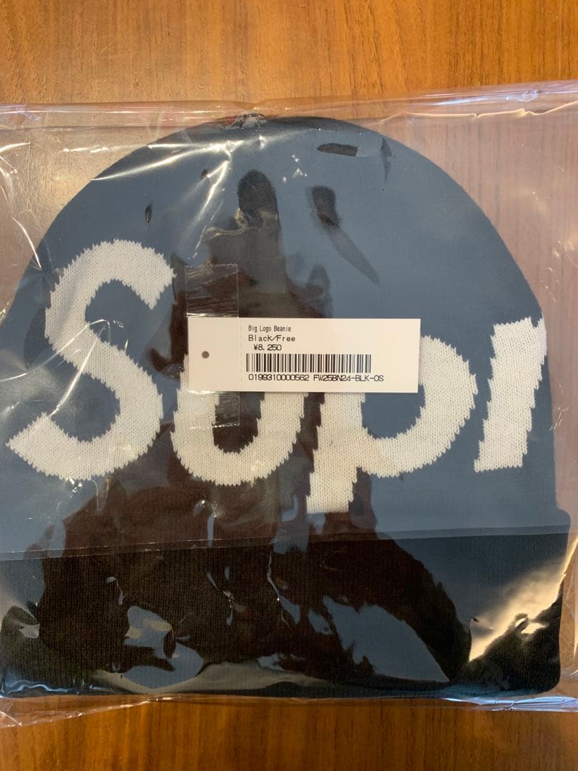 帽子 Supreme Big Logo Beanie BLACK