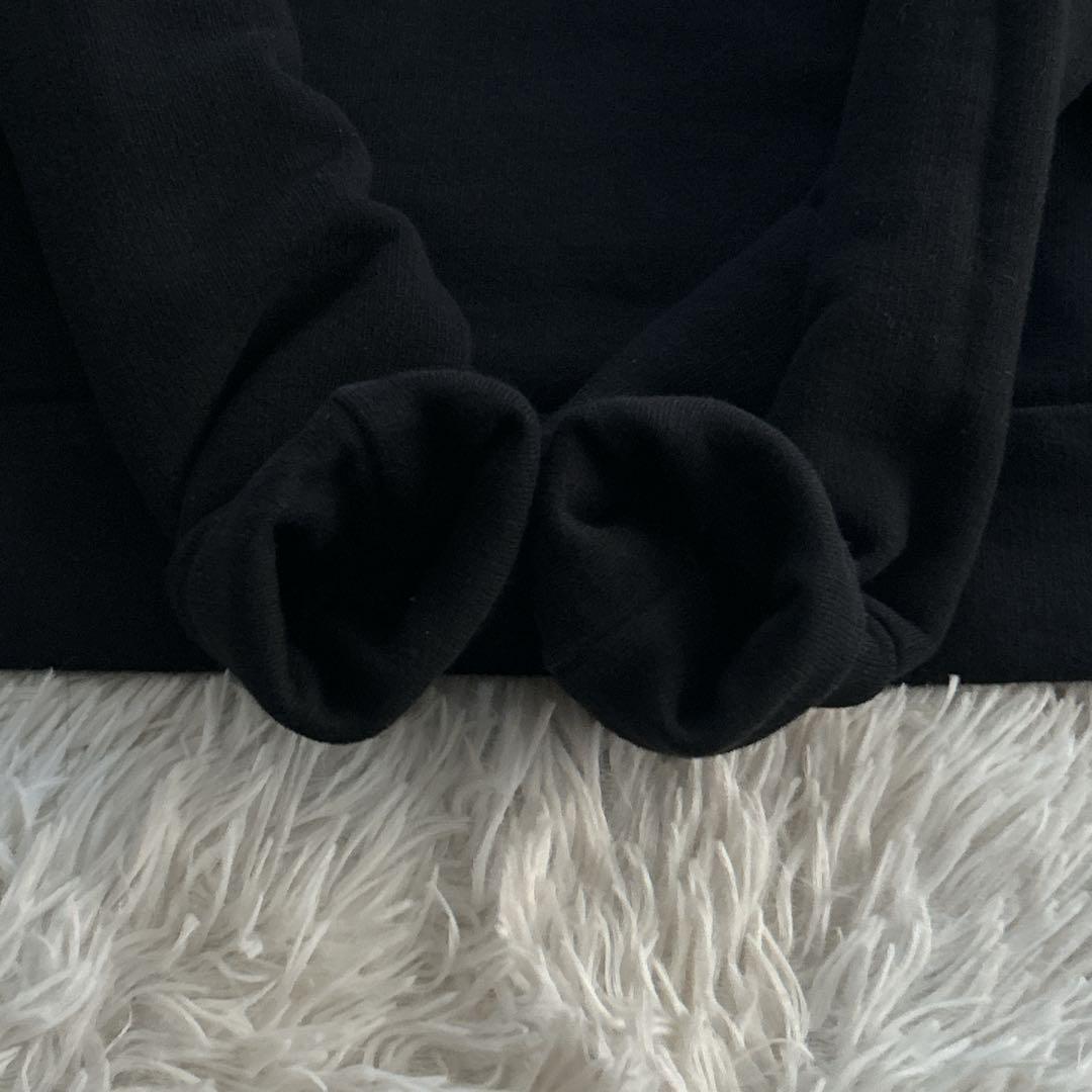 希少サイズ品✨ VERSACE ヴェルサーチ ゴールド刺繍 スウェット 黒 L