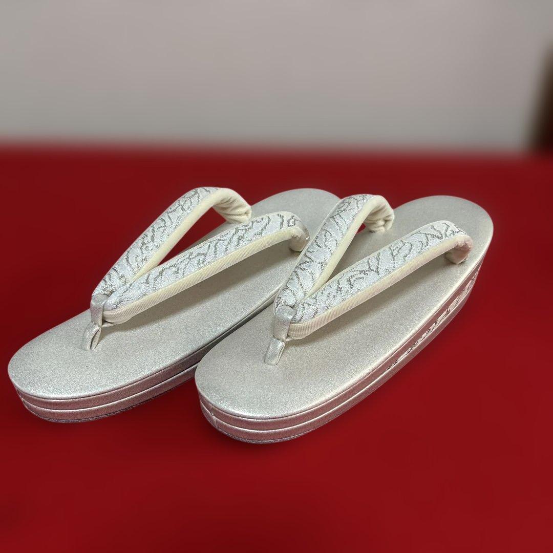 【和装小物】草履とバッグのセット　夢衣　日本製　Sサイズ　W7D-029