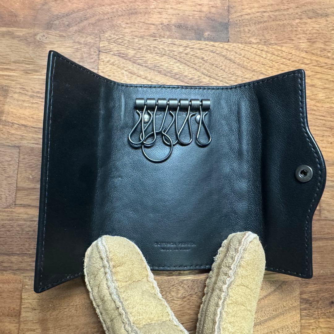 Bottega Veneta ブラックキーケース