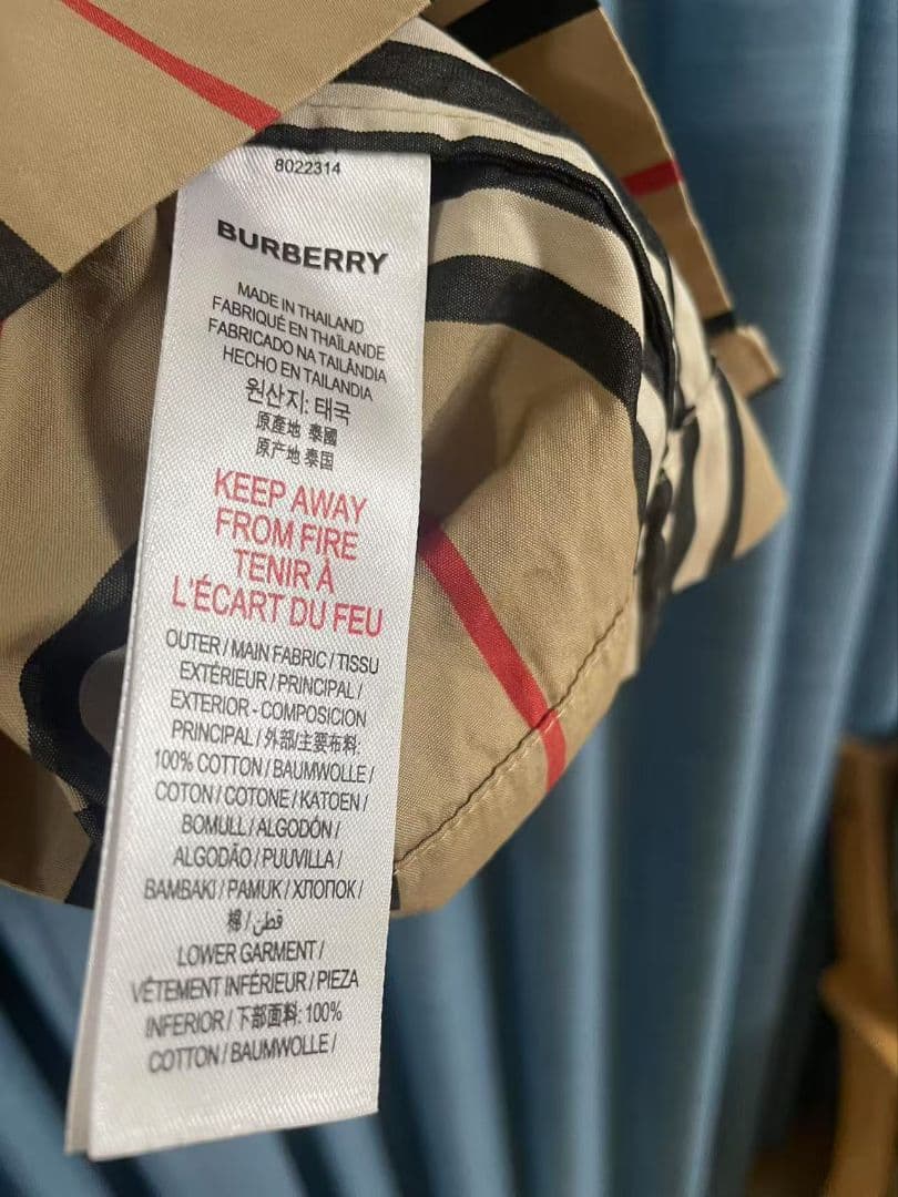 BURBERRY 半袖ストライプワンピース 140cm