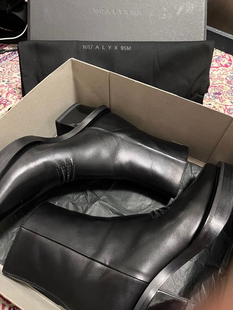 1017 ALYX 9SM ヒールブーツLeone ankle boots 39