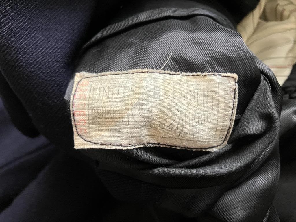 VINTAGE ビンテージ　サックコート　Rose & Company ネイビー