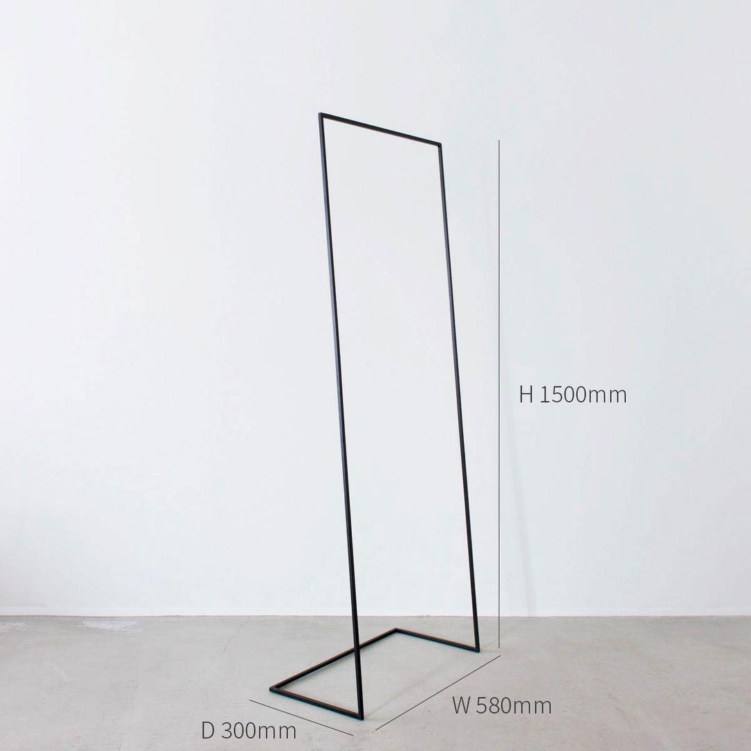 KANADEMONO アイアンハンガーラック　ブラック