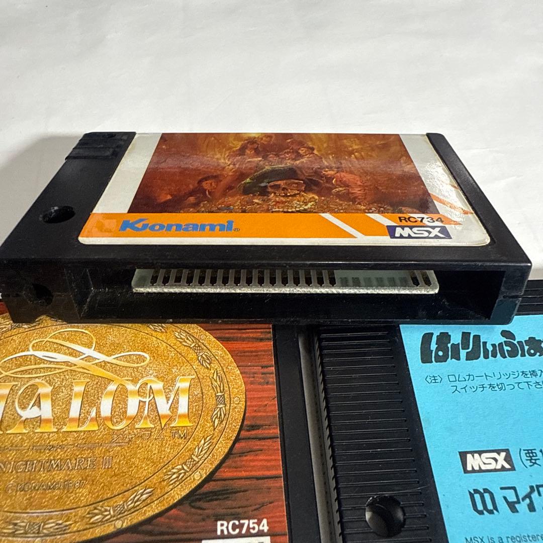 コナミ　MSX ソフト　3本　未チェック