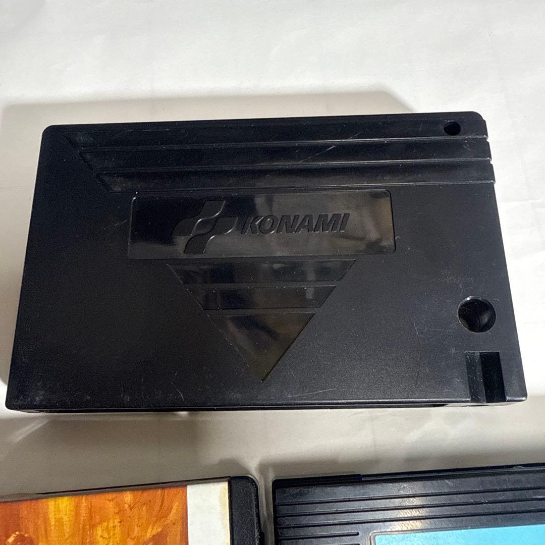 コナミ　MSX ソフト　3本　未チェック