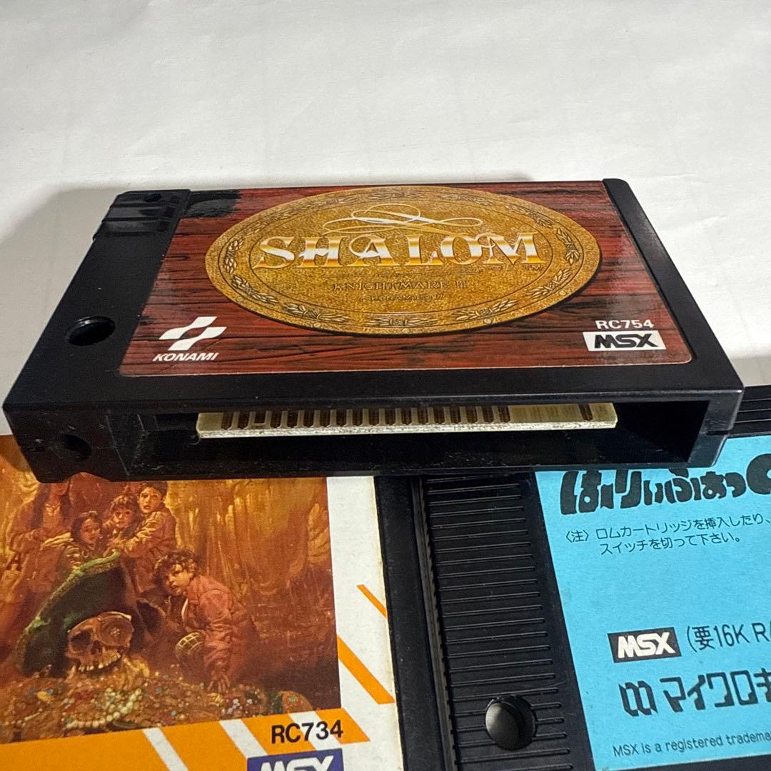 コナミ　MSX ソフト　3本　未チェック