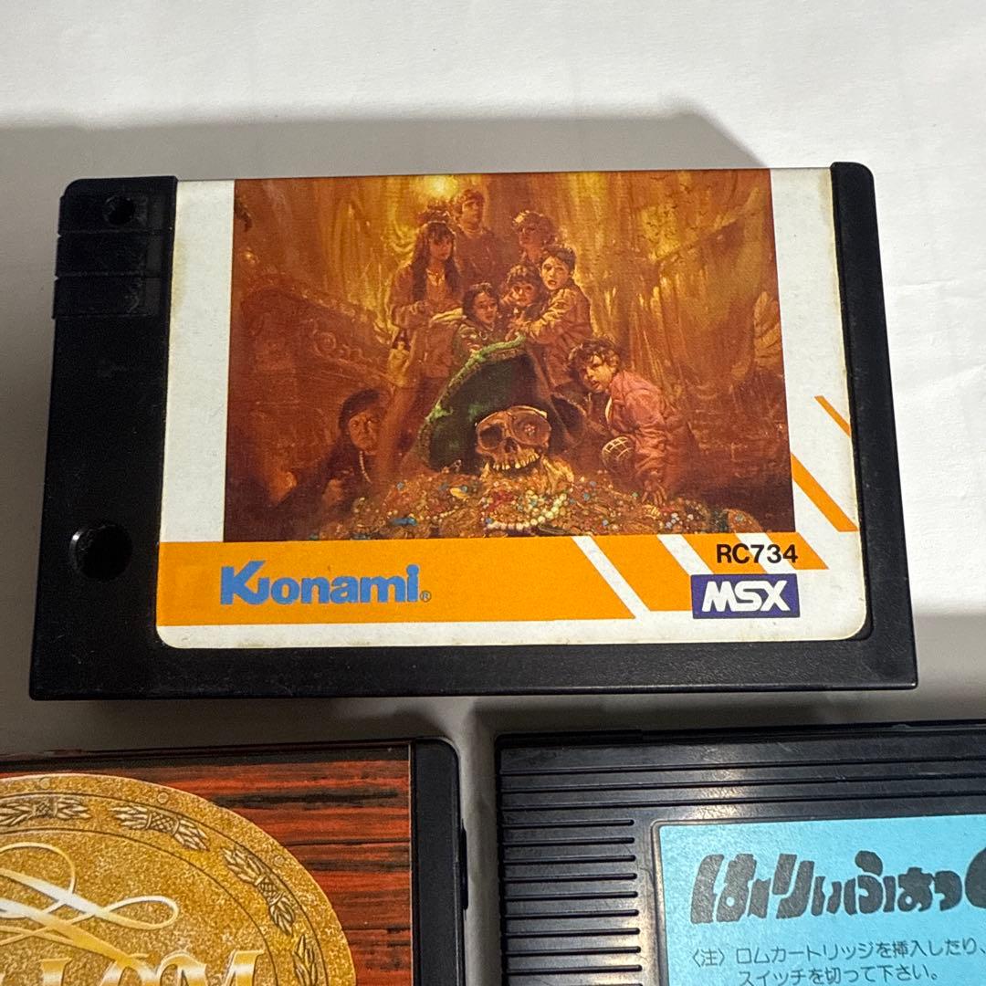コナミ　MSX ソフト　3本　未チェック