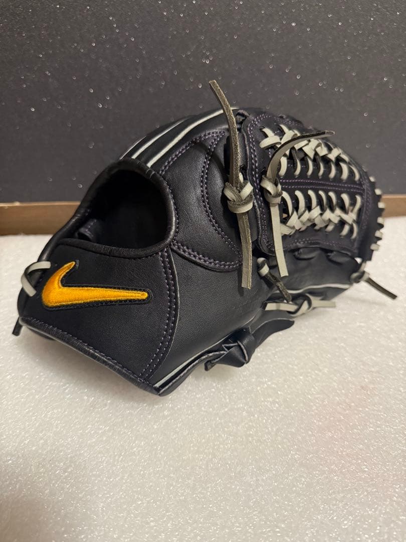 ★希少★屋外未使用★革質◎★ NIKE ナイキ 一般軟式 内野手用 良型