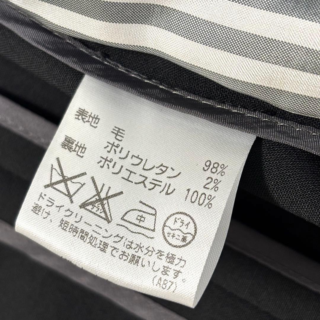 【美品】Aquascutum コート チェルッティ 日本製 ブラック XL