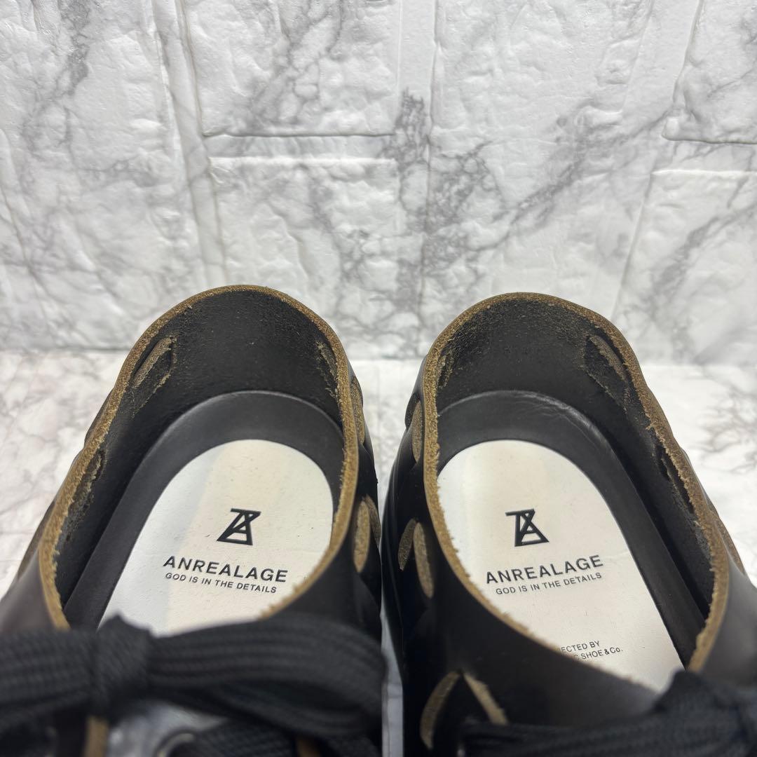 【極美品】ANREALAGE アンリアレイジ ディストーターシューズ 本革27㎝