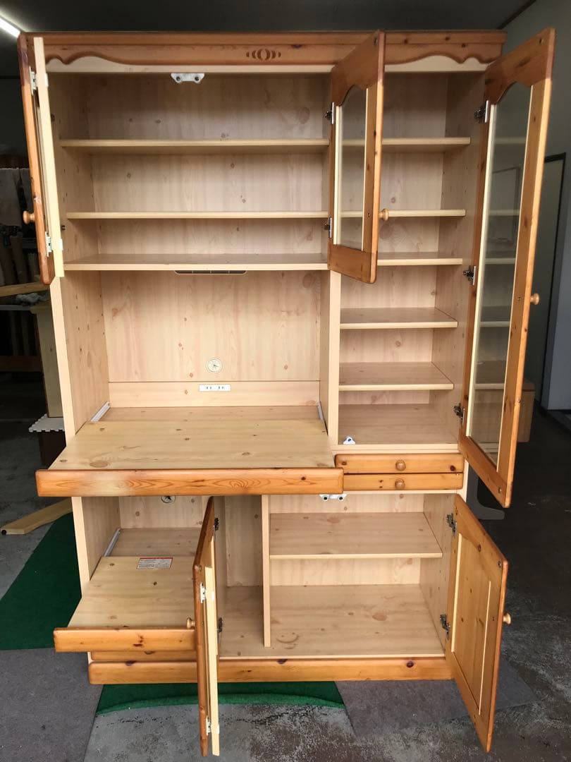そら工房♥ キッチンボード　食器棚　フレンチ
