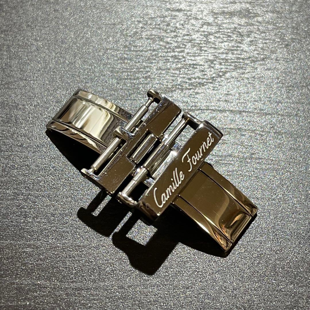 管番107カミーユフォルネ 時計用　Dバックル　18ミリ幅　ステンレス