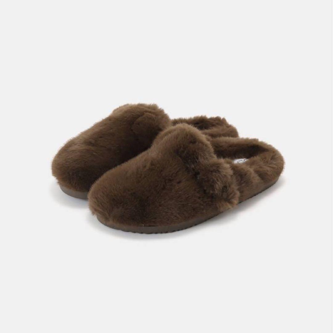 BEACH BY MATISSE FAUX FUR スリッパ ドゥーズィエム