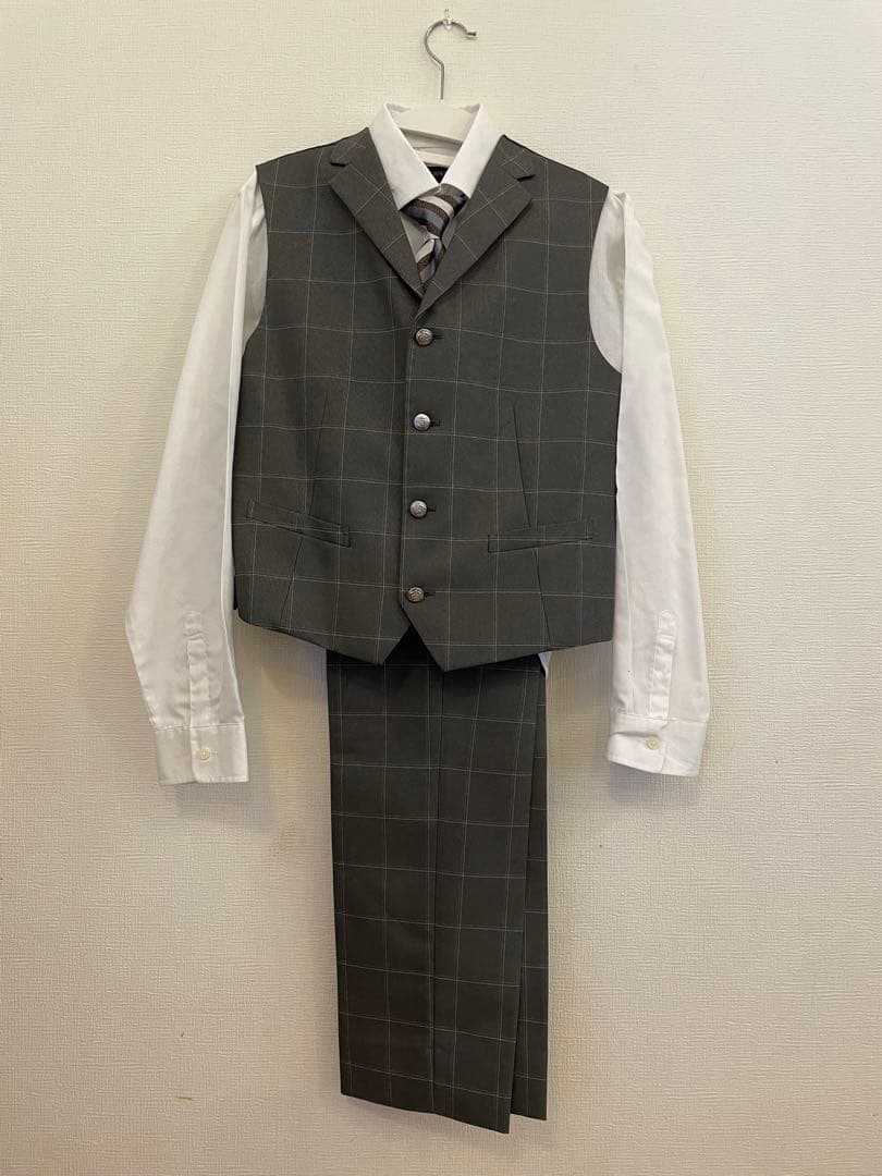 WANDER FACTORY チェック柄スーツ170