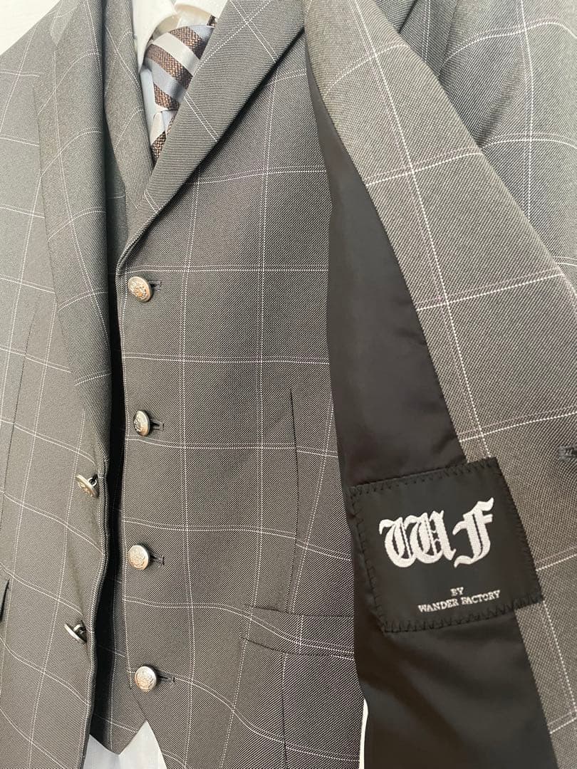 WANDER FACTORY チェック柄スーツ170