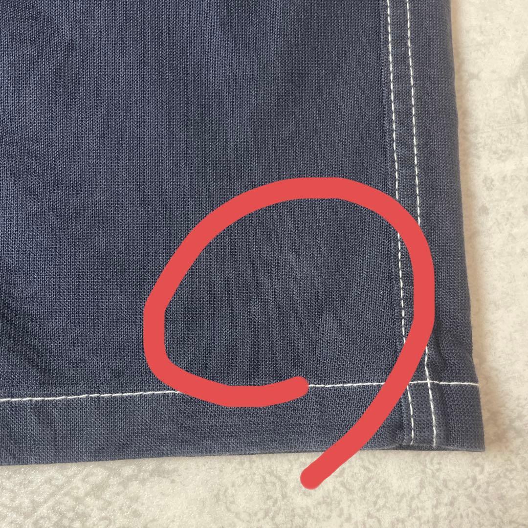 【タグ付き】 LEE オーバーオールエプロン ネイビー ストレッチダック