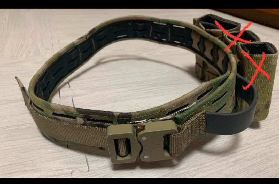 blue force gear chlk belt 30インチ　ポーチ付き