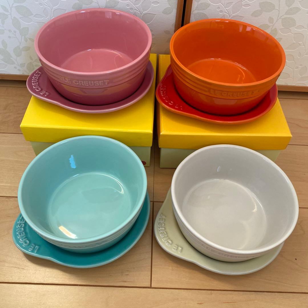 未使用品あり　ル・クルーゼ　ルクルーゼ　プレート　オン　ディッシュ　4セット