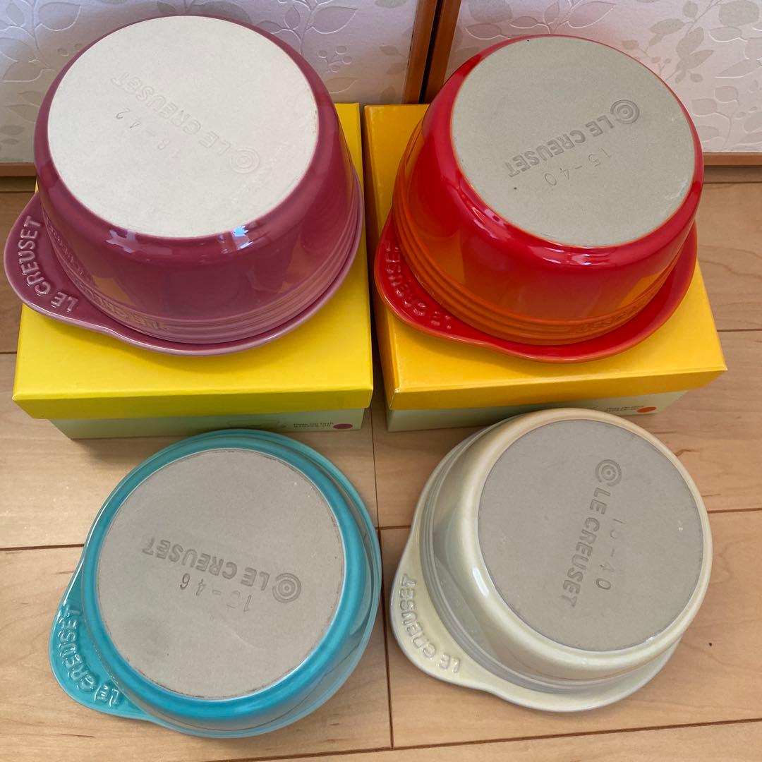 未使用品あり　ル・クルーゼ　ルクルーゼ　プレート　オン　ディッシュ　4セット