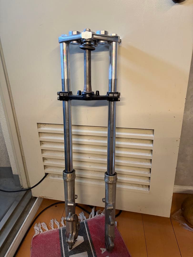 SR400 1JR 延長フロントフォーク一式　　ドラム用 chopper