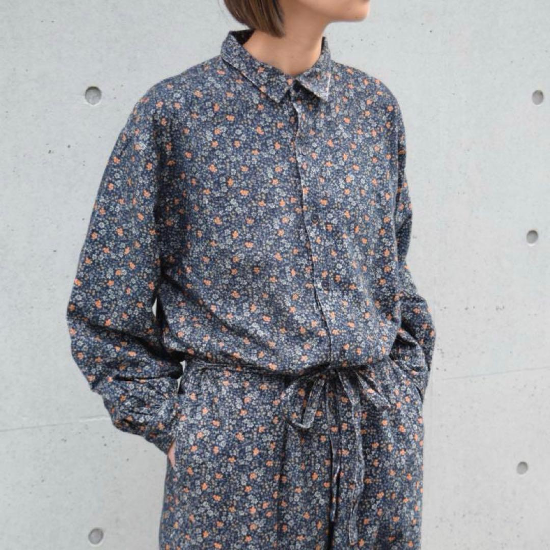 SOIL（ソイル）| コーデュロイ小花柄オーバーオール