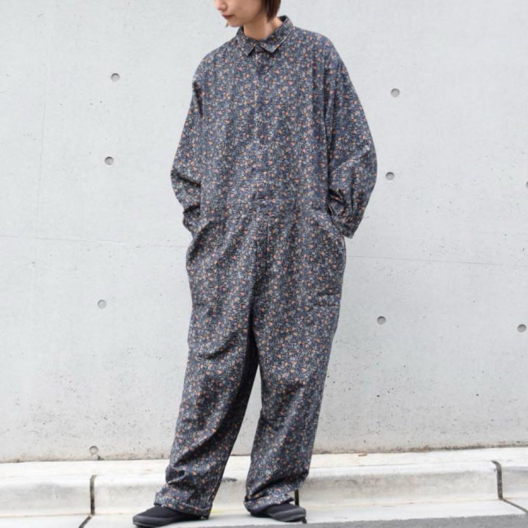 SOIL（ソイル）| コーデュロイ小花柄オーバーオール